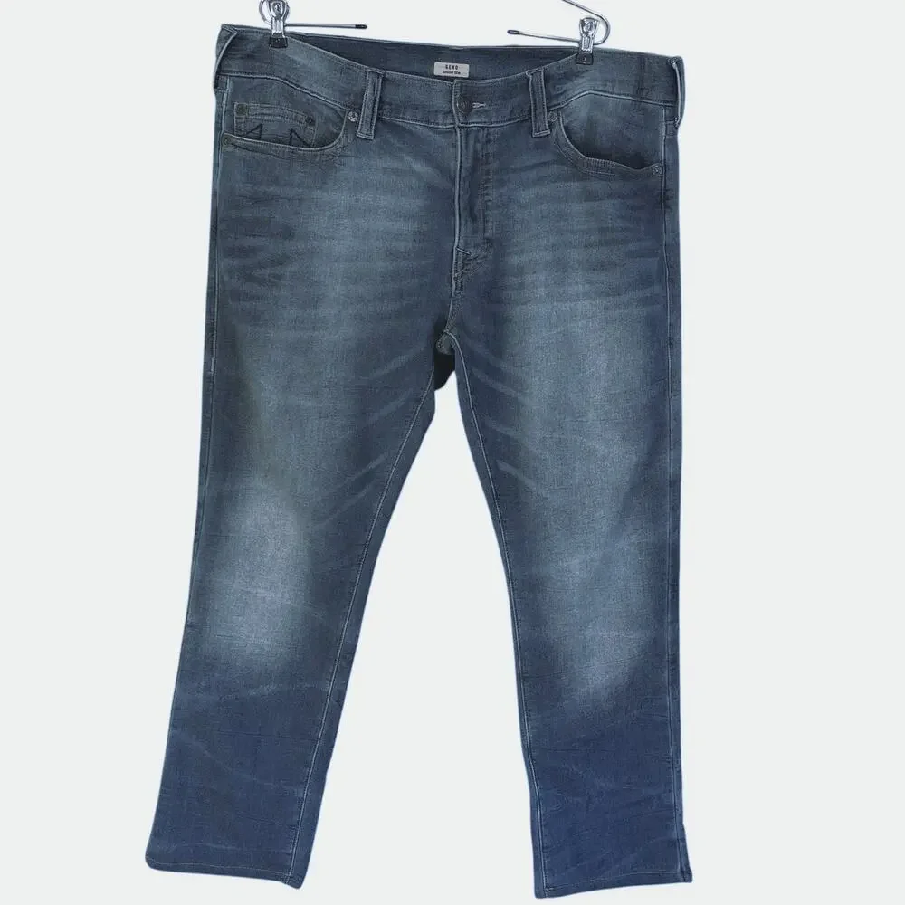 True Religion Geno Relaxed Slim Denim Jeans Medium Wash Men's Size 40